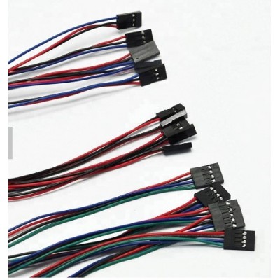 Electrical Wires 22awg 2 3 4 5 6 8 10 12 Pin Connector With Colorful Wire Harness For Flat Laptop Ribbon Cable