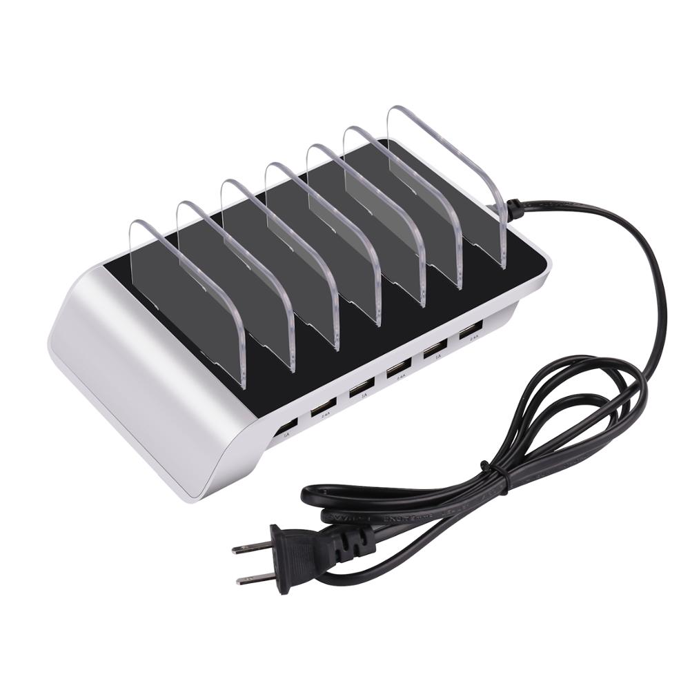 Wholesale USB Charger 6 Port Charging Station Family Office Dock Charger Multi Docking Station for phone